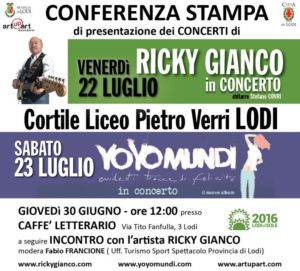 Ricky Gianco in concerto