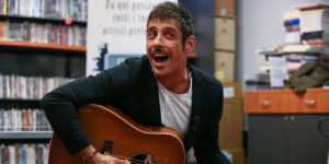 The singer-songwriter Francesco Gabbani, winners of the category ''New Proposals'' at the 66th Sanremo Festival with the song ''Amen'', met his fans at Mondadori bookstore and present his album ''Eternamente Ora''.
