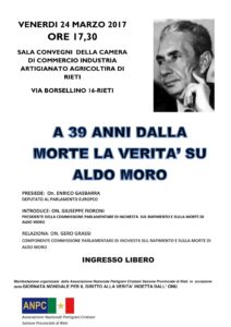 Incontro con il Presidente della commissione di inchiesta parlamentare sul Aldo Moro 24 Marzo 2017-1